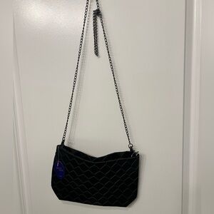 Emilio Pepe Chic Black Chain Shoulder Bag